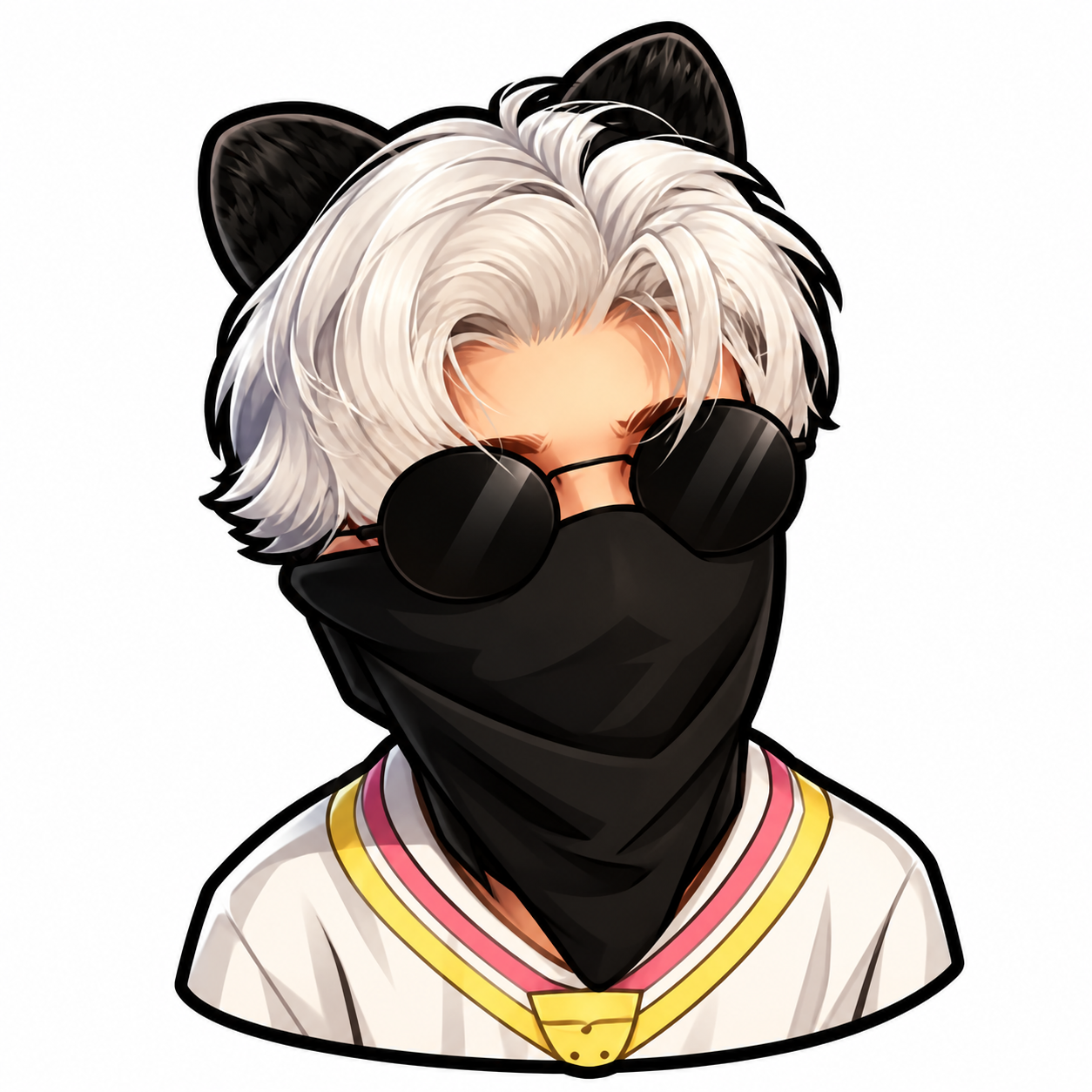 Shambhu Is Live masked cat-ear avatar